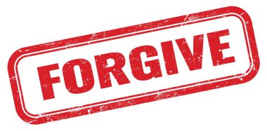 Kırmızı çirkin dikdörtgen pul işaretini affedin.