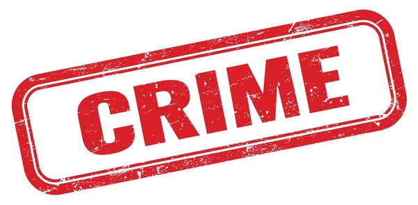 Crimeレッドグランジー四角形切手サイン — ストック写真