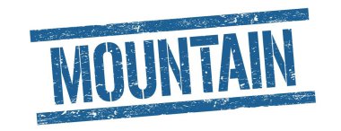 Mavi grungy satır işareti üzerinde dağlık metin.