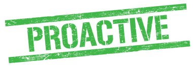 Yeşil grungy dikdörtgen damga işareti üzerinde PROACVE metin.