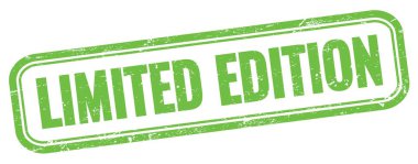 Yesil grungy vintage dikdörtgen damgasi uzerinde LIMITED EDITION metni.