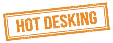 Turuncu grungy vintage dikdörtgen damgalı sıcak yemek metni.