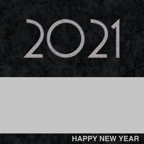 Feliz Año Nuevo 2021 Con Fondo Colorido — Foto de Stock