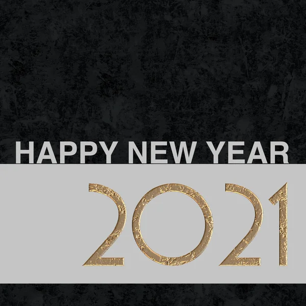 Šťastný Nový Rok 2021 Barevným Pozadím — Stock fotografie