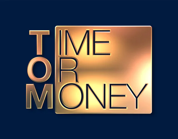 Time Money Colorful Background — Stock Photo, Image