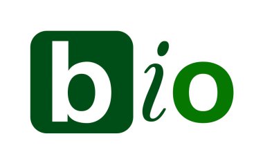 Karşıtlık arkaplan ile biyo yeşil renk