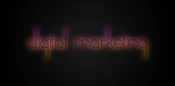 Digital Marketing Colorful Background — Stock Photo, Image