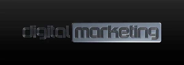 Digital Marknadsföring Med Färgstark Bakgrund — Stockfoto