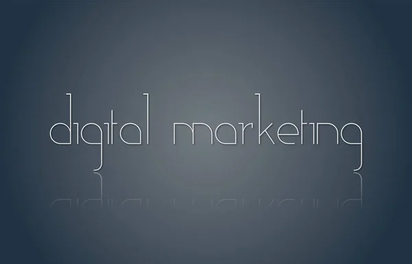 Marketing Digital Con Fondo Colorido — Foto de Stock