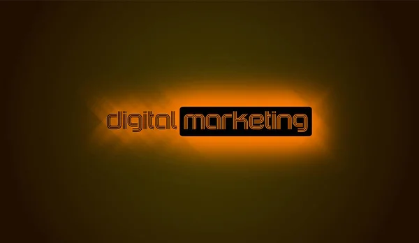 Digitális Marketing Színes Háttérrel — Stock Fotó