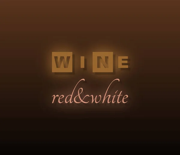 Vino Rosso Bianco Con Sfondo Colorato — Foto Stock