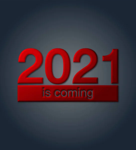 Anno 2021 Sta Arrivando — Foto Stock