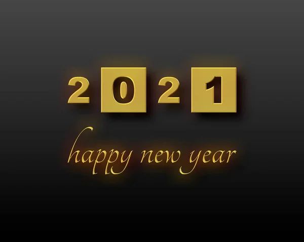 Happy New Year 2021 Colorful Background — Stock Photo, Image