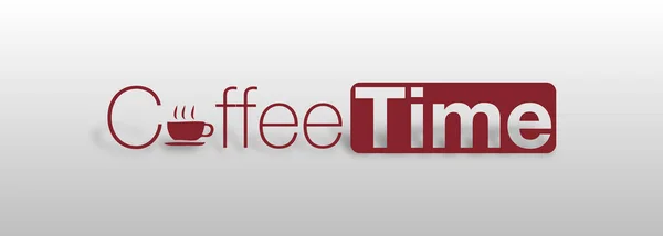 Koffie Tijd Met Kleurrijke Achtergrond — Stockfoto