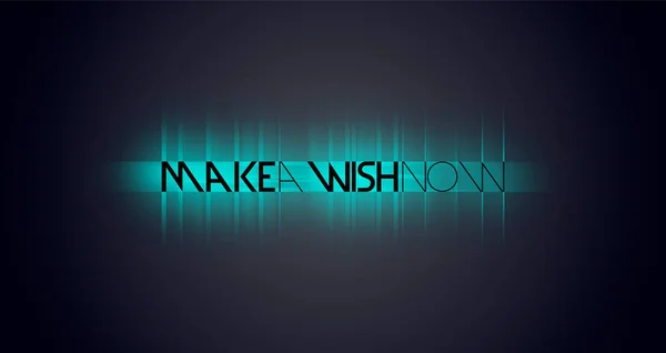 Make a wish now with colorful background