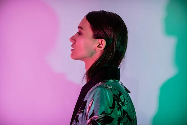 kostüm, açık kırmızı gözler