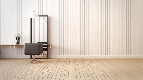 Modern ve yaşam salonu iç / 3d resmi