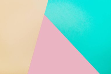 Geometrik çizgilerle renkli pastel kağıt arka plan. Kopya alanı.