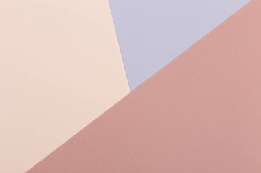 Kağıt sarı, gri, kahverengi boş arka plan, geometrik olarak yer. Sunular için renk boş, kopyalama alanı.