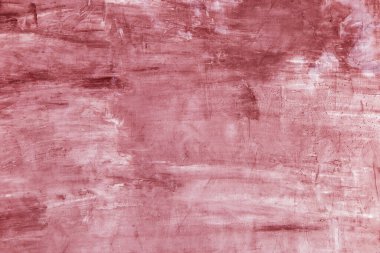 Kırmızı beton zemin, dokusu olan duvar, tasarım hazırlığı.