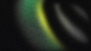 Canlı soyut illüstrasyon, görsel sanatta bir hareket ve yaratıcılık hissi uyandıran koyu bir arkaplanda yeşil ve sarı ışık çizgileri sergiliyor.