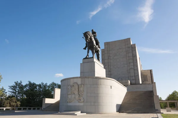 Denkmal Für Jan Zizkov Prag Tschechische Republik Einem Klaren Sommertag — Stockfoto