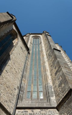 Church of Our Lady önce Tyn, kare Old Town, Prague, Çek Cumhuriyeti, görünümü, ayrıntı yan