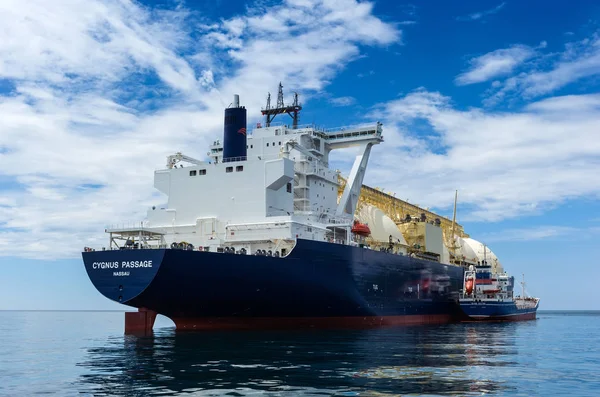 Nakhodka Rusya Federasyonu Haziran 2018 Tanker Zaliv Vostok Lng Tanker — Stok fotoğraf