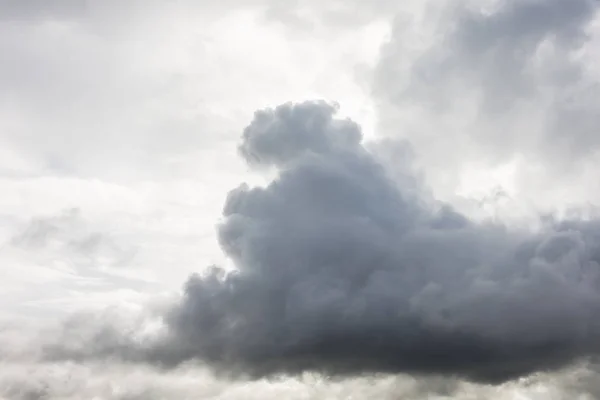 Dark cumulus clouds in bad cloudy weather in a cyclone