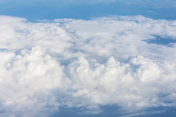 Chmury Cumulus Wysokości Lotu Samolotu Atmosfera Pogoda — Zdjęcie stockowe