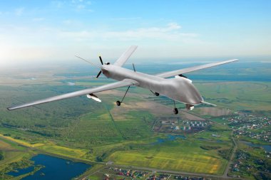 Düşük irtifada devriye hava topraklarında askeri pilotsuz