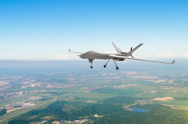 Düşük irtifada devriye hava topraklarında askeri pilotsuz İHA