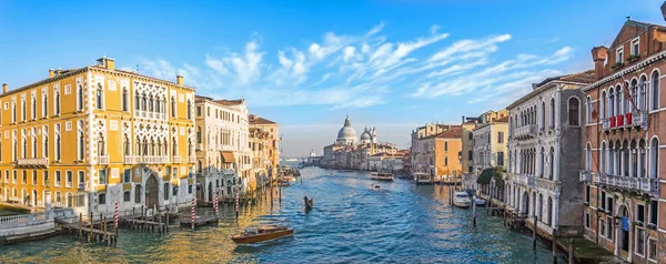 Gran Canal Venecia Italia Amplia Vista Del Panorama Calle Principal — Foto de Stock