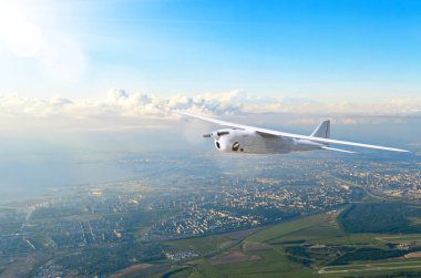 Askeri pilotsuz vida turboprop düşük irtifada devriye hava topraklarında