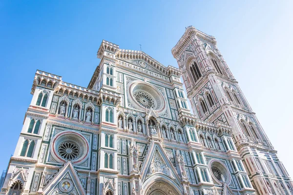 Fasada Cattedrale Santa Maria Del Fiore Florencja Włochy — Zdjęcie stockowe