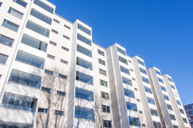 Çok katlı Konut Binası sırlı çerçevesiz wi ile beyaz