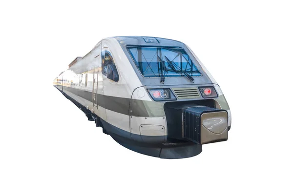 Rail Isolé Cabine Conducteur Train Voyageurs Grande Vitesse — Photo