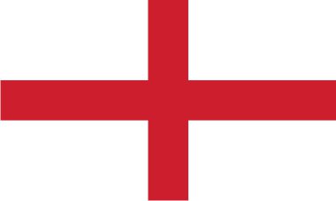 Detaylı çizim ulusal bayrak İngiltere