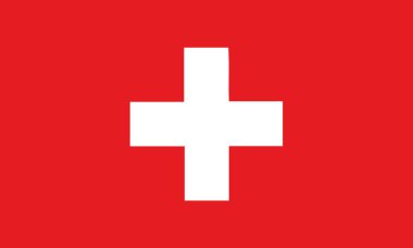 Detailed Illustration National Flag Switzerland clipart