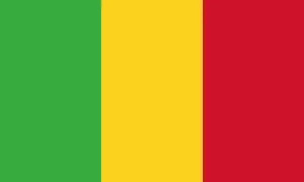 Детальною Ілюстрацією Національний Прапор Малі — стоковий вектор