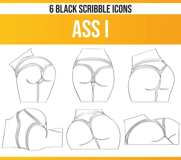 Fekete Piktogramok Ikonok Erotikus Nők Ikon Tökéletes Kreatív Embereket Tervezők — Stock Vector