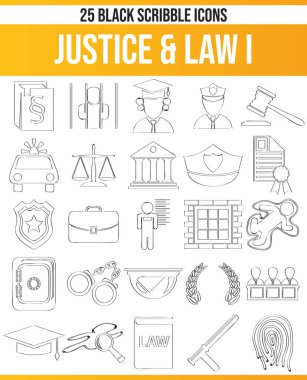 Siyah sembollerin / adalet simgeler. Bu simge kümesidir yaratıcı insanlar ve grafik tasarımları kanunda sayısında isteyen tasarımcılar için mükemmel