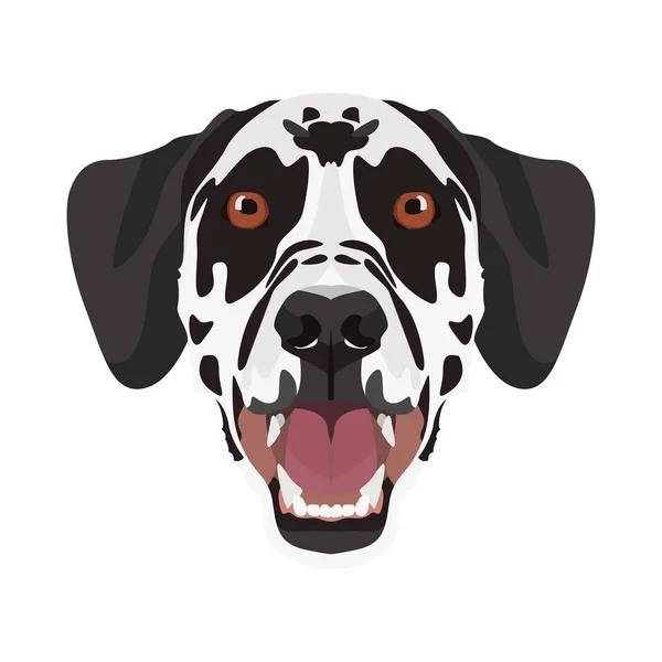 Illustration dalmatisk — Stock vektor