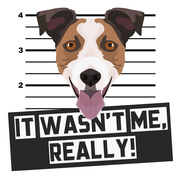 Taza de chupito Jack Russell Terrier — Archivo Imágenes Vectoriales