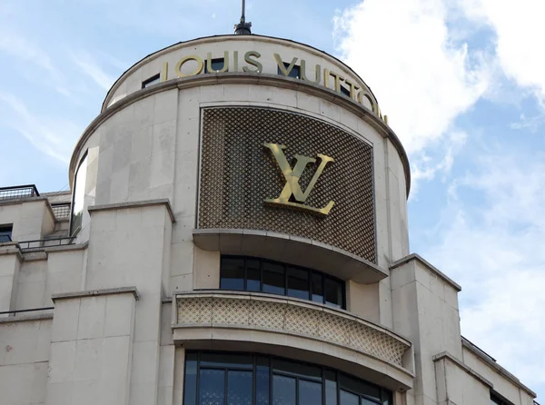 Paryż Francja Września 2018 Budynek Louis Vuitton Paryż Francja — Zdjęcie stockowe