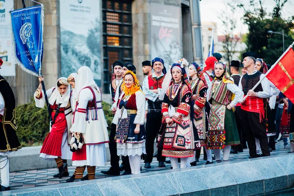 Bělehrad Srbsko Července 2017 Bělehrad Award 2017 Mezinárodní Lidový Tanec — Stock fotografie