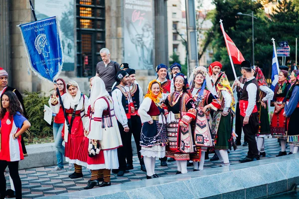 Belgrade Serbien Juli 2017 Belgrade Award 2017 Internationales Volkstanz Und — Stockfoto