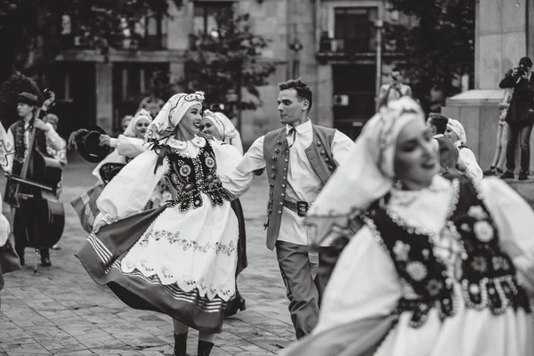 Belgrade Sırbistan Temmuz 2017 Belgrad Ödülü 2017 Uluslararası Halk Dansları — Stok fotoğraf