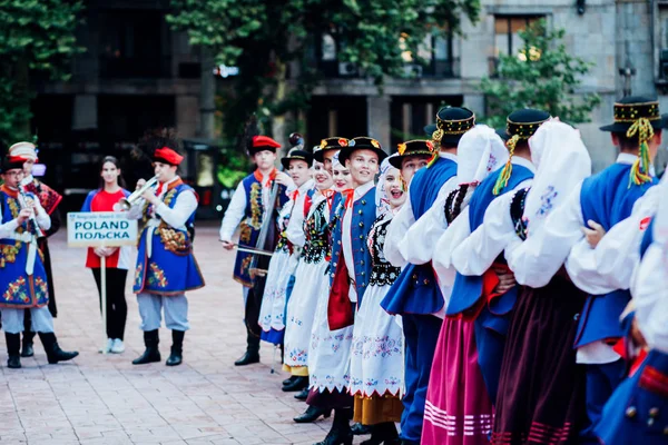 Belgrád Szerbia Július 2017 Belgrád Díj 2017 Nemzetközi Néptánc Zenei — Stock Fotó