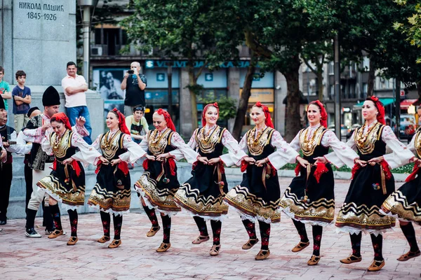 Βελιγράδι Σερβία Ιουλίου 2017 Βελιγράδι Βραβείο 2017 Διεθνές Λαϊκό Χορό — Φωτογραφία Αρχείου